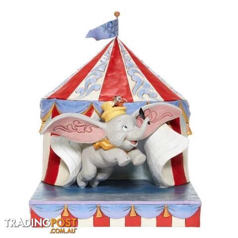 Disney Traditions - 24cm/9.5" Dumbo Flying out of Tent Scene - Disney Traditions - 0028399282388