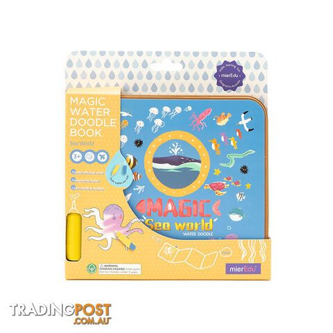 MierEdu Magic Water Doodle Book - Sea World, Creative Toys - mierEdu - 9352801002280