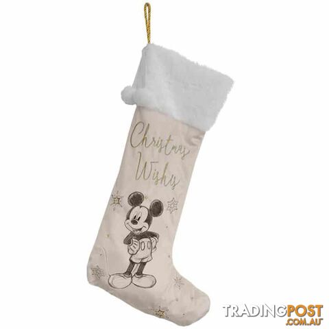 Disney Christmas - Velvet Stocking Mickey Mouse - Widdop - 5017224904781