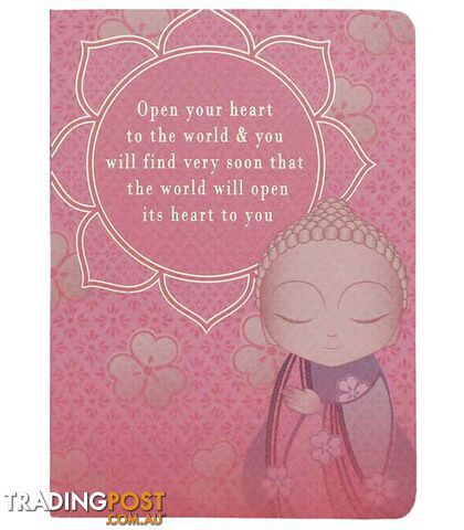 Little Buddha â Notebook â Open Your Heart to the World
