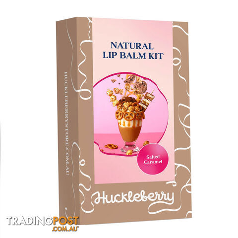 Make Your Own Lip Balm Kit - Salted Caramel Cupcake - Huckleberry - 9354901000067