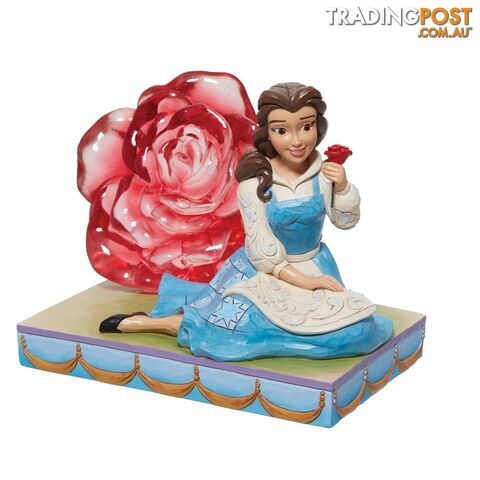 Disney Traditions - 12cm/4.7" Belle With Clear Rose - Disney Tradition - 0028399340071