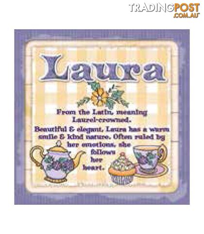 Personalised Cuppa Coasters - Laura