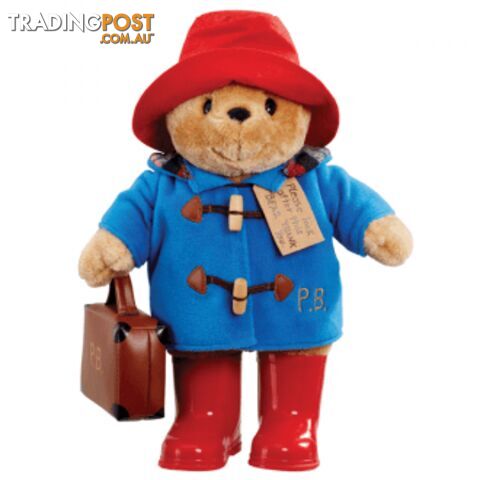 Paddington with boots embroidered coat & suitcase - Large