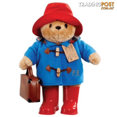 Paddington with boots embroidered coat & suitcase - Large