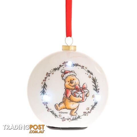 Winnie the Pooh Christmas: LED Bauble Pooh 'Favourite Day' - Widdop - 5017224944398