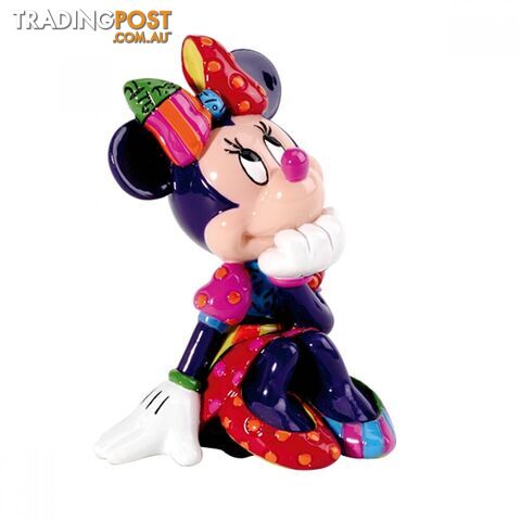 Britto Disney Sitting Minnie Figurine - 7cm - Britto - 045544476140