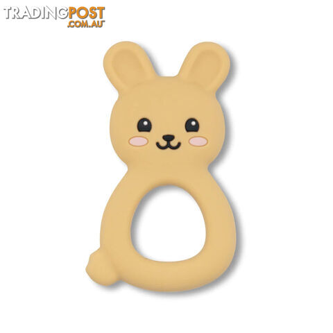 Jellies Bunny Teether Tan - Jellystone Designs - 9343900003841