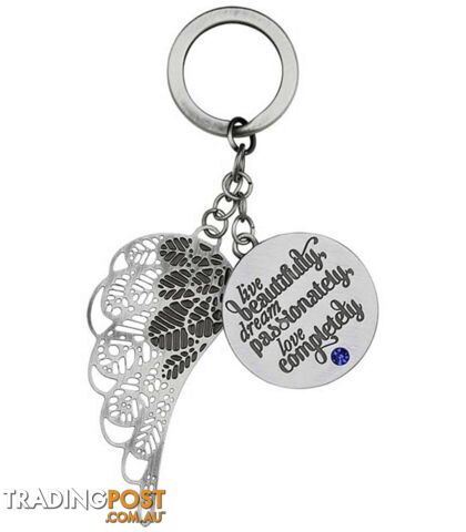 You Are An Angel Keychain - Live Beautifully