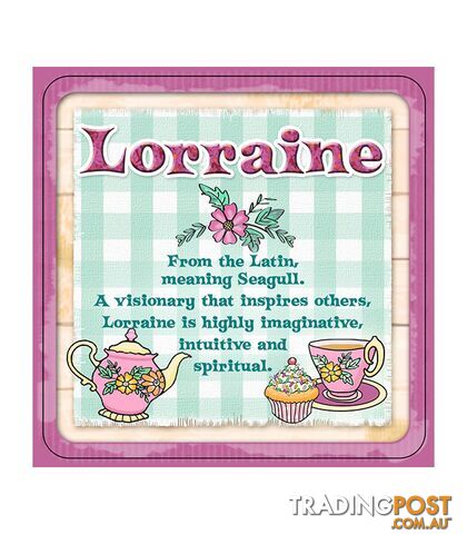 Personalised Cuppa Coasters - Lorraine