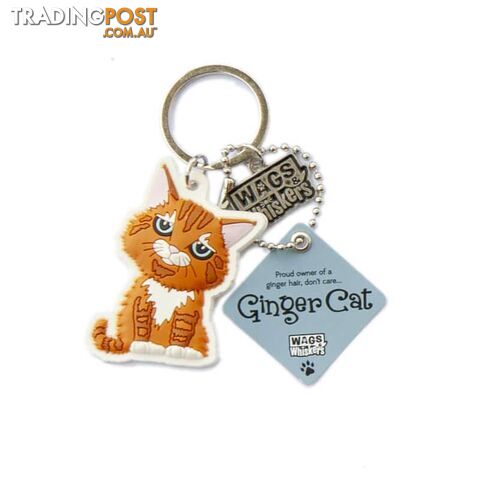 Wags & Whiskers Keyring - Ginger Cat 2 - History & Heraldry - 886767110868