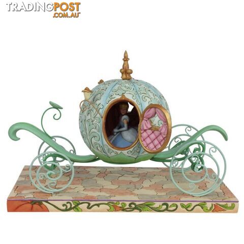 Disney Traditions - Enchanted Carriage Figurine - Enesco - 028399270071