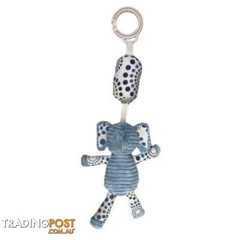 ES Kids - Elephant Chime Toy - Blue - ES Kids - 9347538006694
