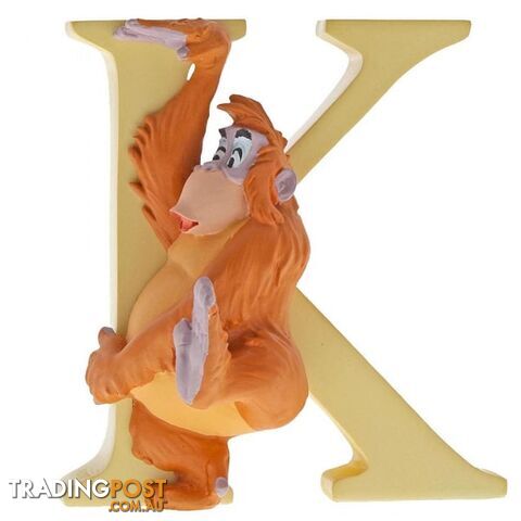 Disney Enchanting Alphabet K - King Louie Figurine - Disney Enchanting - 720322295563