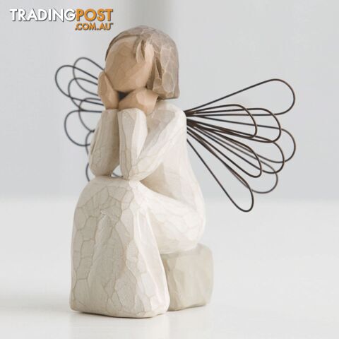 Willow Tree - Angel of Caring Figurine - Always there, listening with a willing ear and an open heart - Willow Tree - 638713260796