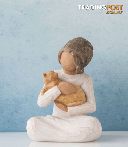 Willow Tree - Kindness Girl Figurine (darker skin tone and hair color) - Above all, kindness - Willow Tree - 638713368904