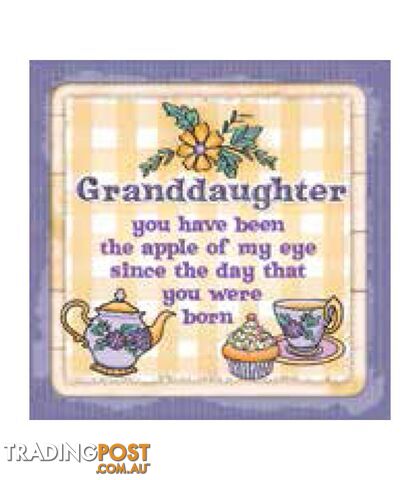 Personalised Cuppa Coasters - Granddaughter