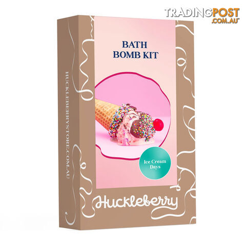 Make Your Own Bath Bombs Kit - Ice Cream Days - Huckleberry - 9354901000210
