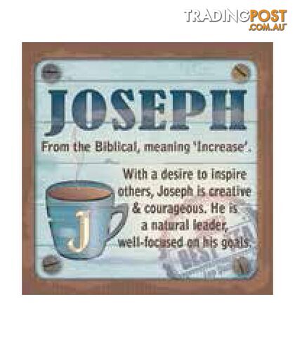 Personalised Cuppa Coasters - Joseph