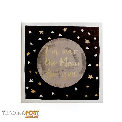 Classic Piano Gift Card - I'm over the Moon for you