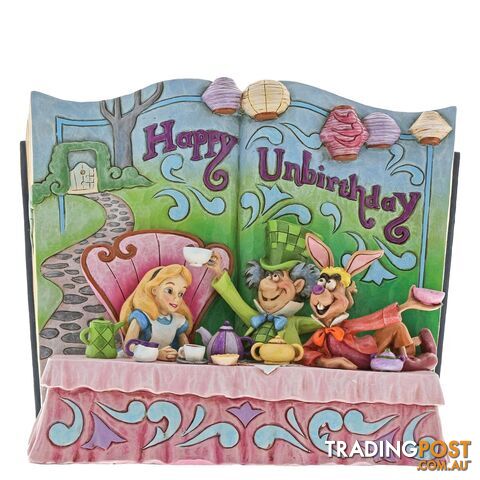 Disney Traditions - 15.5cm/6.1" Happy Unbirthday Storybook - Disney Tradition - 0045544987950