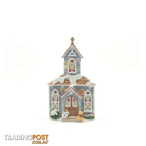 Cherished Teddies - Winter Church Figurine
