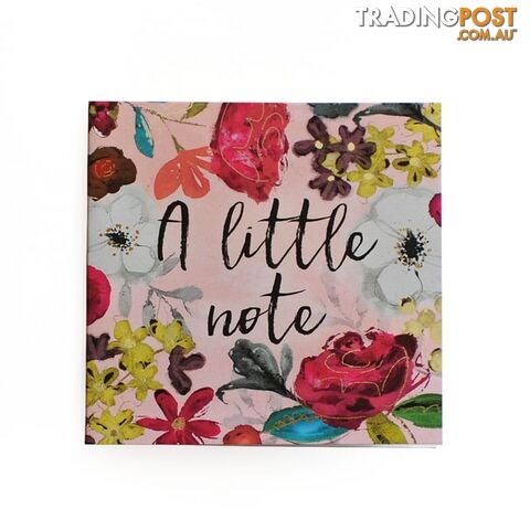 Botanicals Greeting Card - A little note
