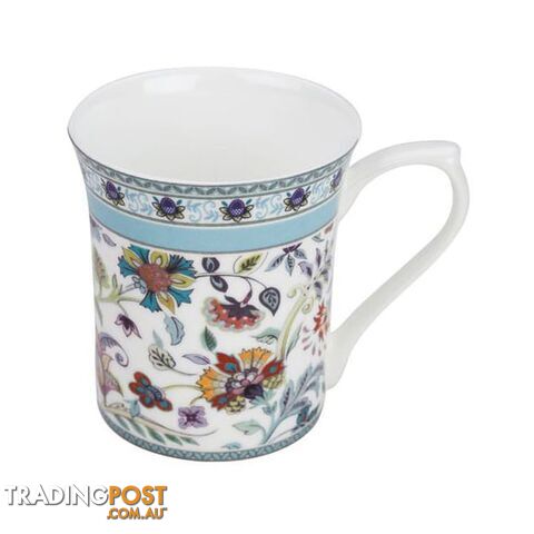 Queens - Antique Floral Royale Mug Blue - Queens - 5011109333475