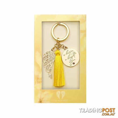 You Are An Angel Tassel Keychain - Be Happy - The Aird Group - 9316188083072