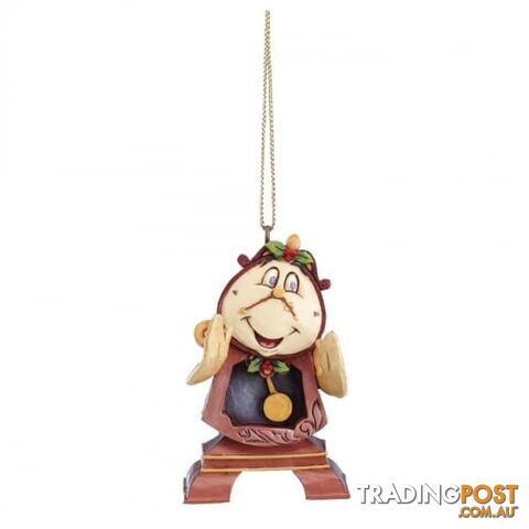 Disney Traditions - Cogsworth Hanging Ornament - Enesco - 720322214298