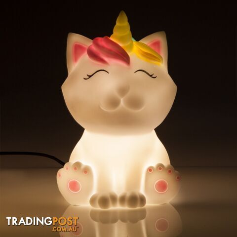 LED Caticorn Table Lamp