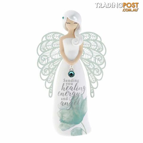 You Are An Angel Figurine -Â Â Floral Healing Energy - You Are An Angel - 9316188087605