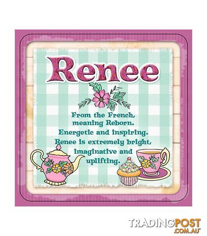 Personalised Cuppa Coasters - Renee