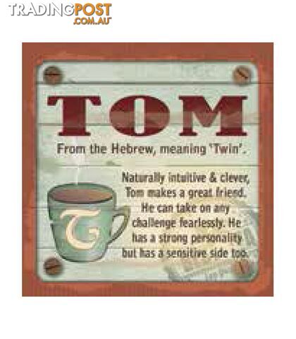 Personalised Cuppa Coasters - Tom