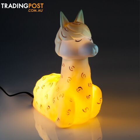 LED Alpaca Table Lamp