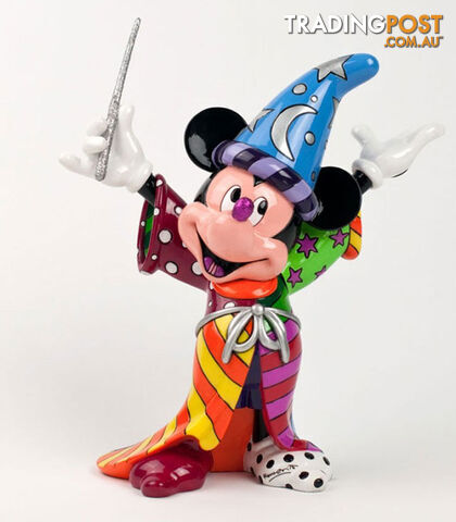 Britto Disney Sorcerer Mickey Mouse Large Figurine - Britto - 045544513678