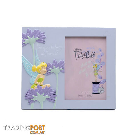 TINKER BELL: RESIN PHOTO FRAME 4 X 6 - Disney Gifts - 5017224916340