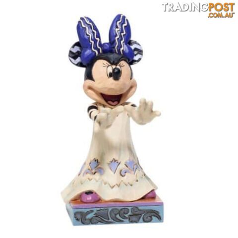 Disney Traditions - Minnie Mouse Scream Queen Figurine - Enesco - 028399270262