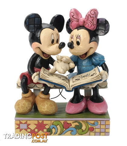 Jim Shore Disney Traditions - Mickey and Minnie 85th Anniversary - Sharing Memories Figurine - Disney Traditions - 0045544621823