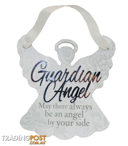 Reflective Words â Guardian Angel Sentiment Angel Hanger