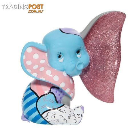 Disney by Britto - Baby Dumbo Figurine - Enesco - 028399270422