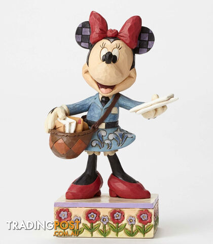 Jim Shore Disney Traditions - Mail Carrier Minnie - Special Delivery Figurine - Disney Traditions - 0045544823340