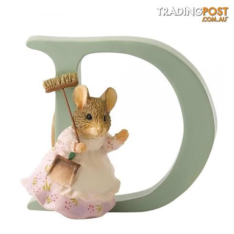 Beatrix Potter Alphabet - Letter D â Hunca Munca Sweeping - Peter Rabbit -...