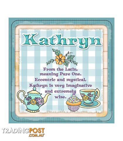 Personalised Cuppa Coasters - Kathryn