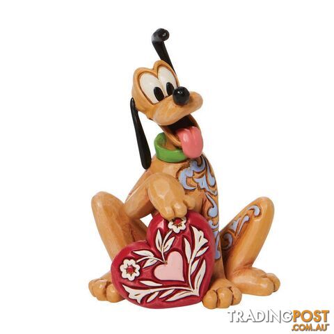 Disney Traditions - 9cm/3.5" Mini Pluto Love - Disney Tradition - 0028399302772