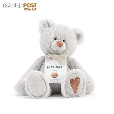 Demdaco Birthstone Bear - November Courageous Citrine - Demdaco - 638713524843
