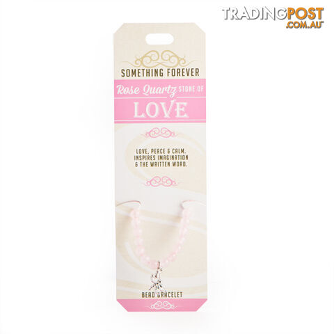 Something Forever â Rose Quartz Bead Bracelet â Stone of Love