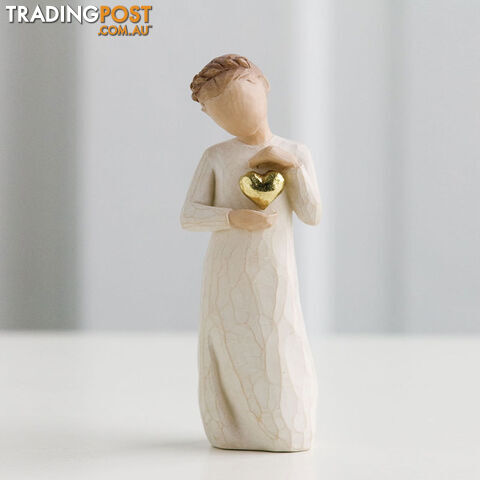 Willow Tree - Keepsake Figurine - Kept forever in the heart - Willow Tree - 638713261328