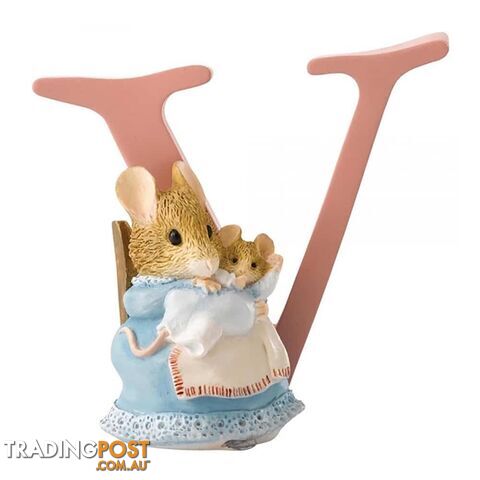Beatrix Potter Alphabet - Letter V â Hunca Munca and Baby - Peter Rabbit -...