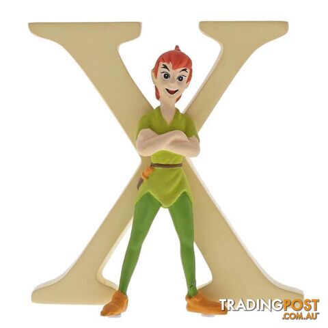 Disney Enchanting Alphabet X - Peter Pan Figurine - Disney Enchanting - 720322295693